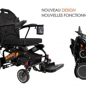 Ergo-09L 2.0 : Fauteuil roulant électrique pliable 