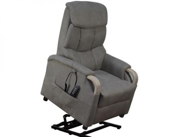 FAUTEUIL RELEVEUR GENES 1 MOTEUR POIGNEES BOIS DISCRETES 